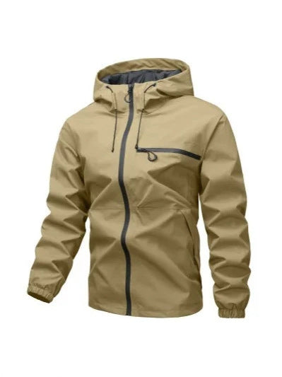 Hooded loose-fitting jacket teemdrop