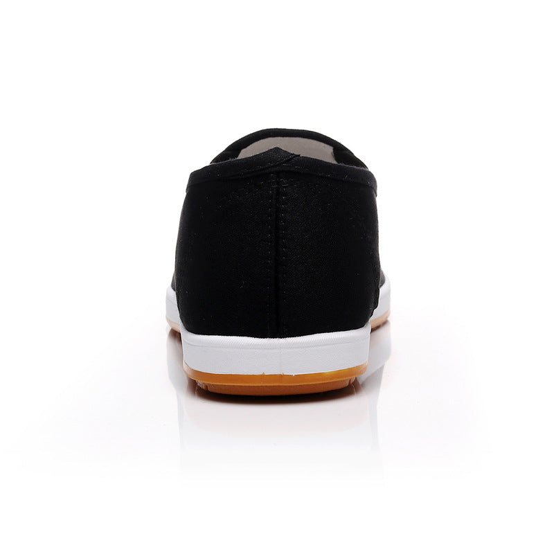 Men's Breathable Waterproof Slip-on Canvas Shoes Casual Flat Loafers