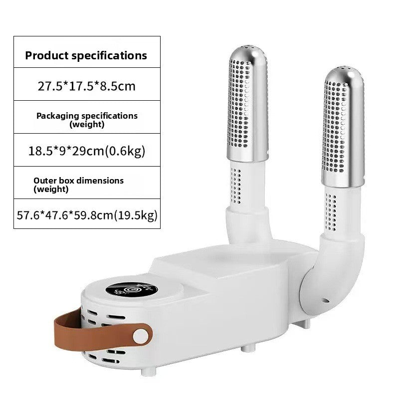 Foldable Smart Shoe Dryer with Deodorizing and Sterilizing Function teemdrop