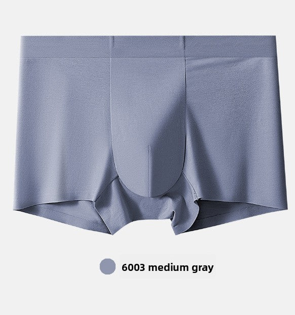 100-Count Cotton Seamless Boxer Briefs Silk Antibacterial Breathable Mens Underwear