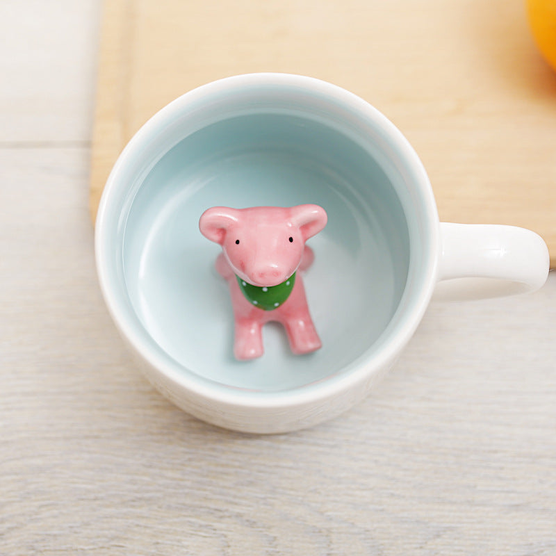 Creative 3D Animal Ceramic Mug