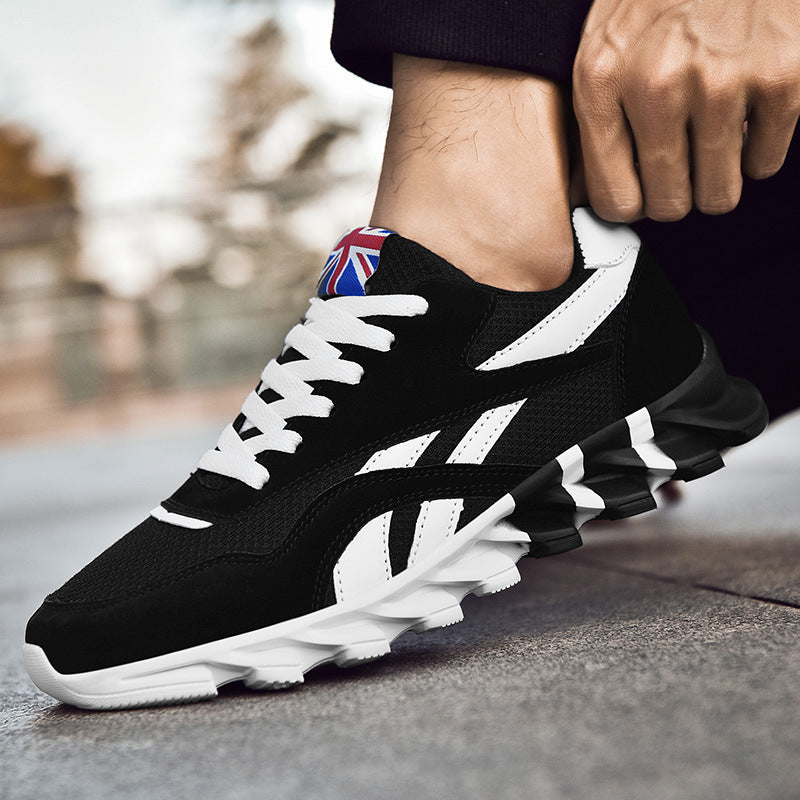 Men's Breathable Blade Sole Sneakers