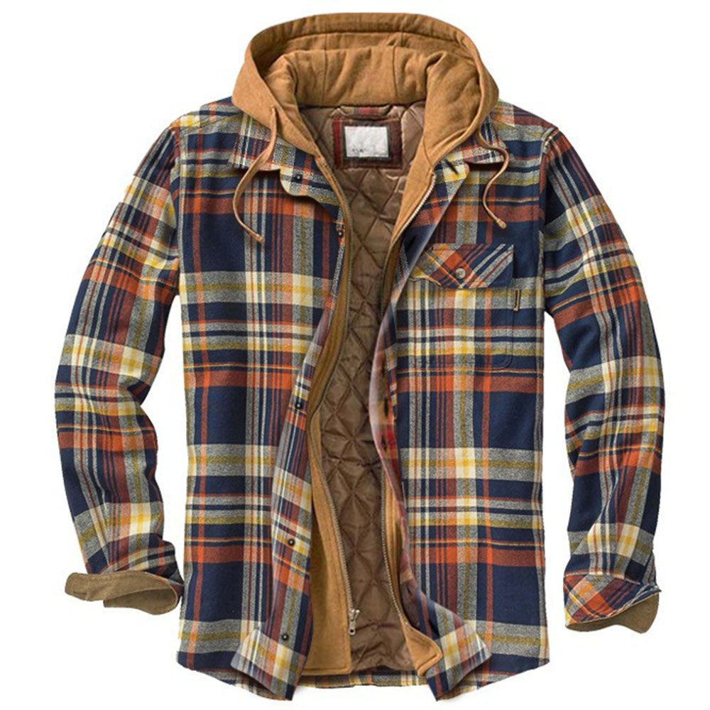 Men's Thickened Hooded Jacket teemdrop