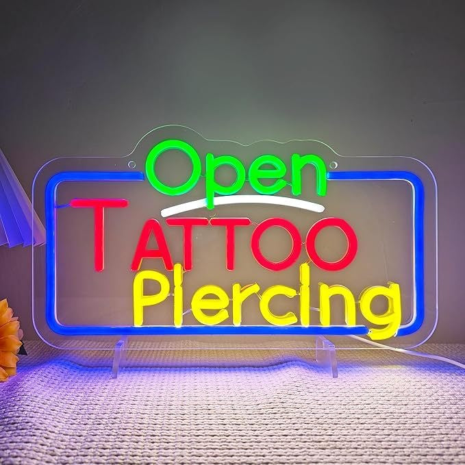 LED Acrylic Neon Light Sign Adjustable Brightness Customizable for Studio Shop Decor teemdrop