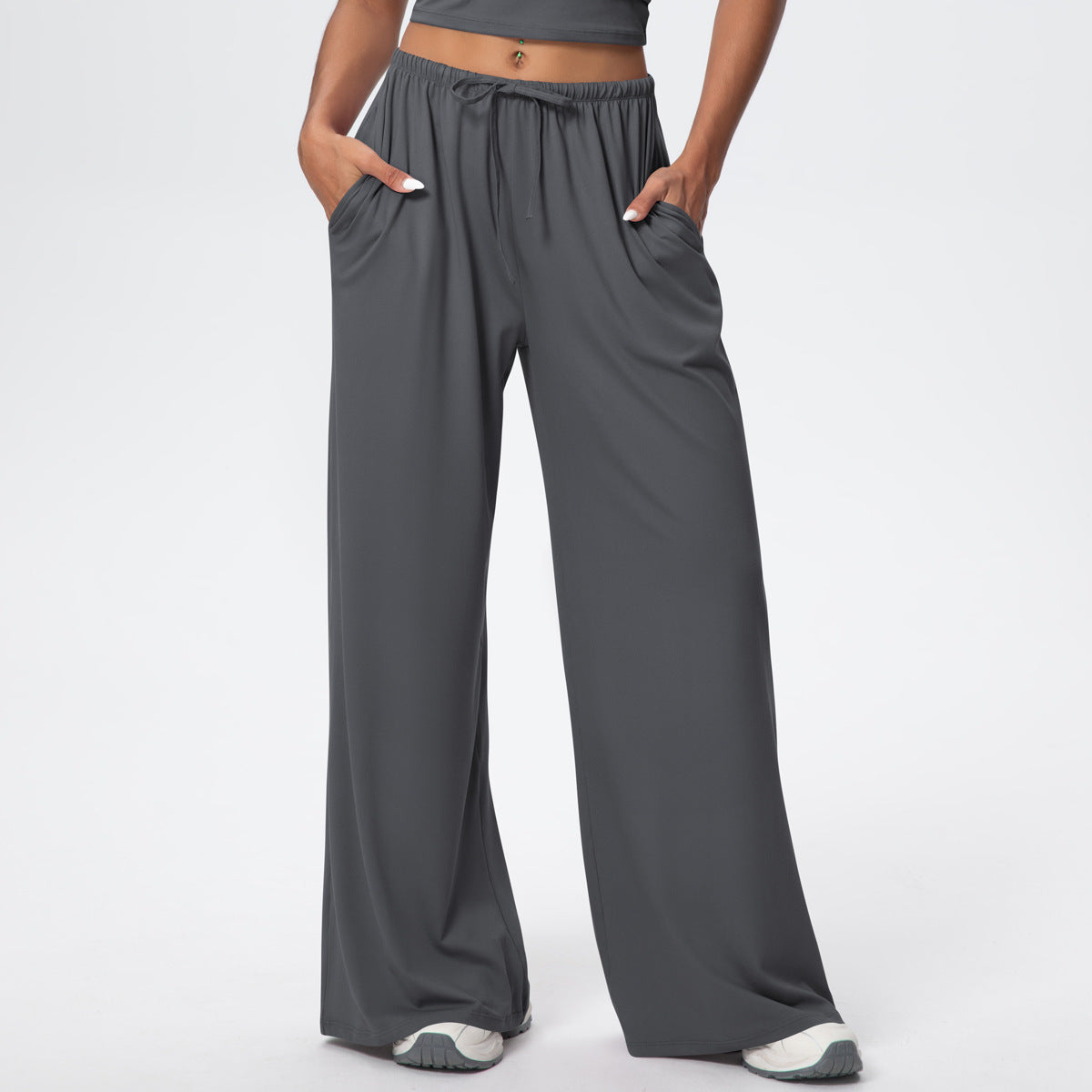 Ladies' stretchable breathable three-piece yoga set teemdrop
