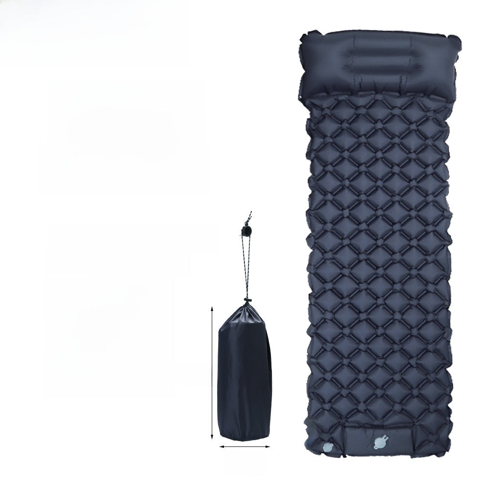 Ultra-Light Foot-Operated Automatic Inflatable Camping Mattress with Pillow teemdrop