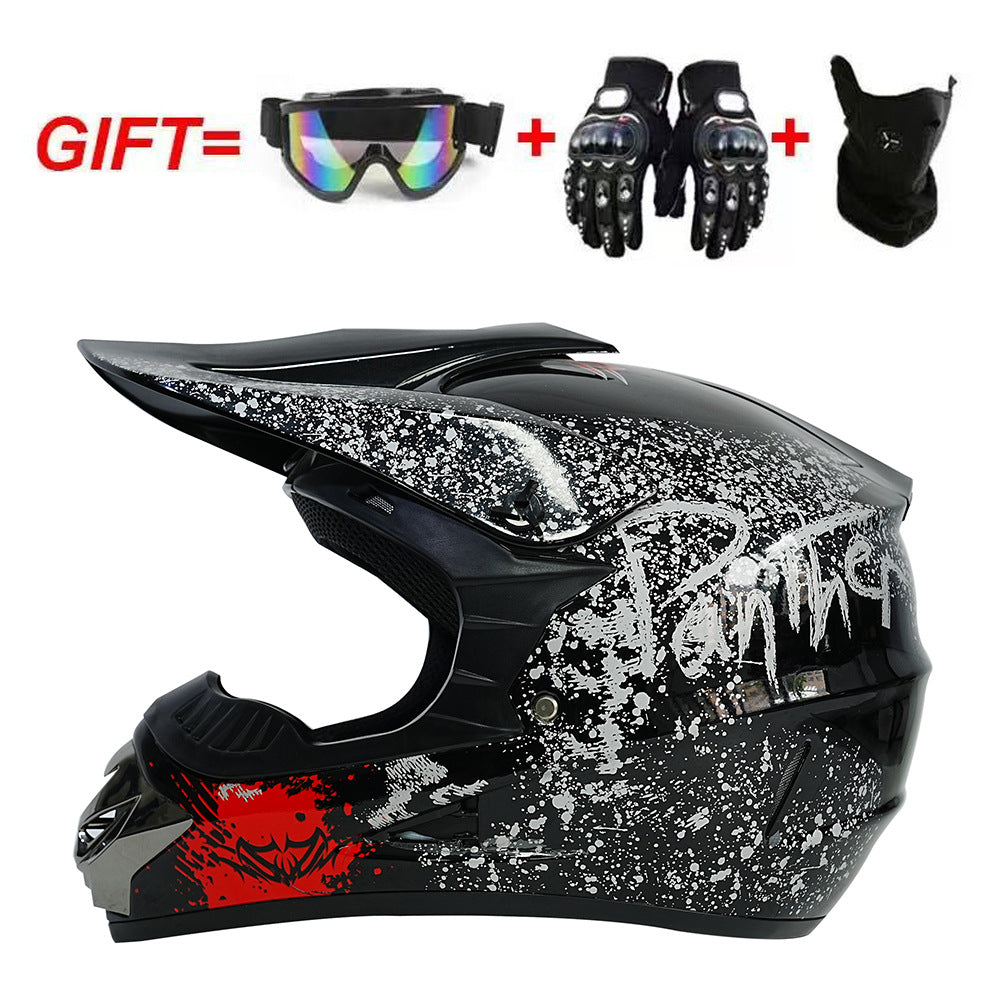 Motorcycle helmet teemdrop