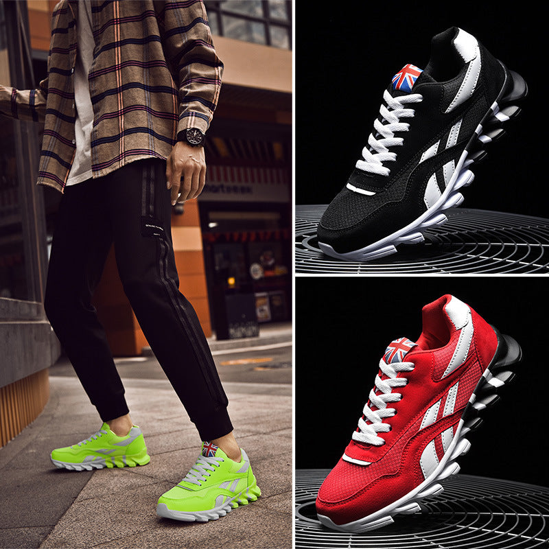 Men's Breathable Blade Sole Sneakers