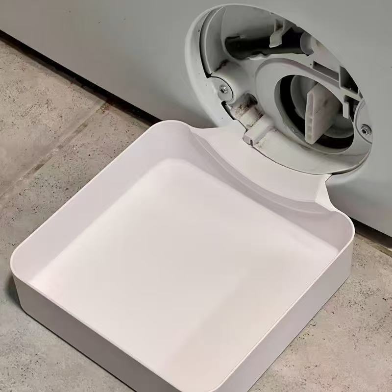 Washing machine water collection tray