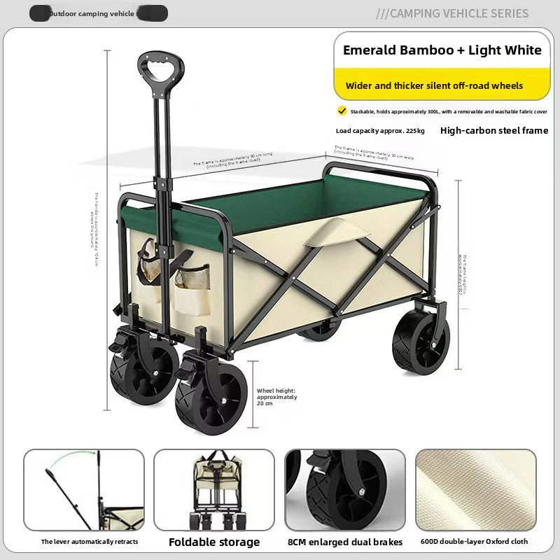 Outdoor folding trolley teemdrop
