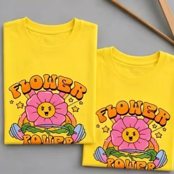 Cartoon-print top teemdrop