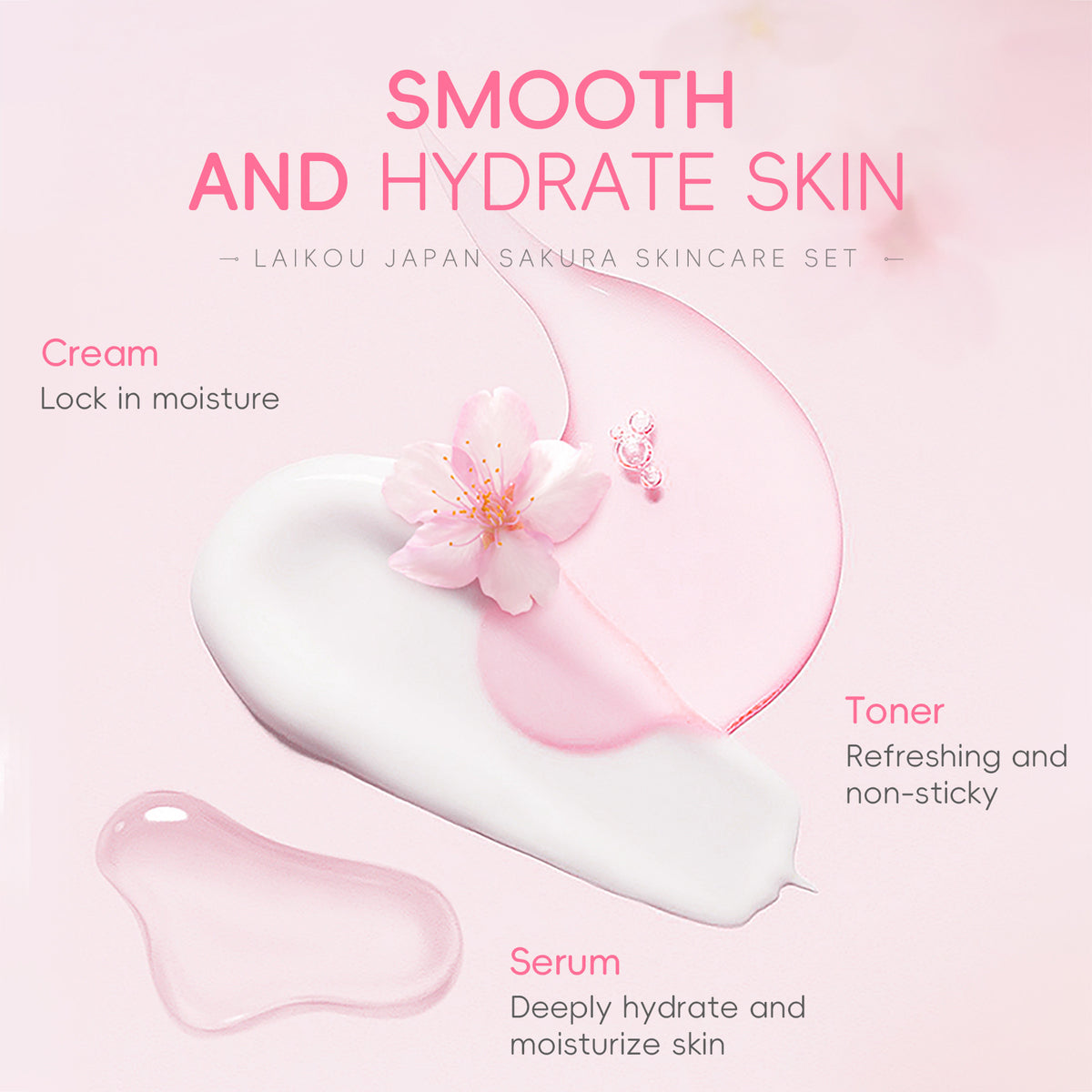 Leiko Cherry Blossom Skin Care Set