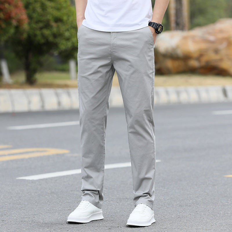 Men's Straight-Leg Stretch Casual Business Pants teemdrop
