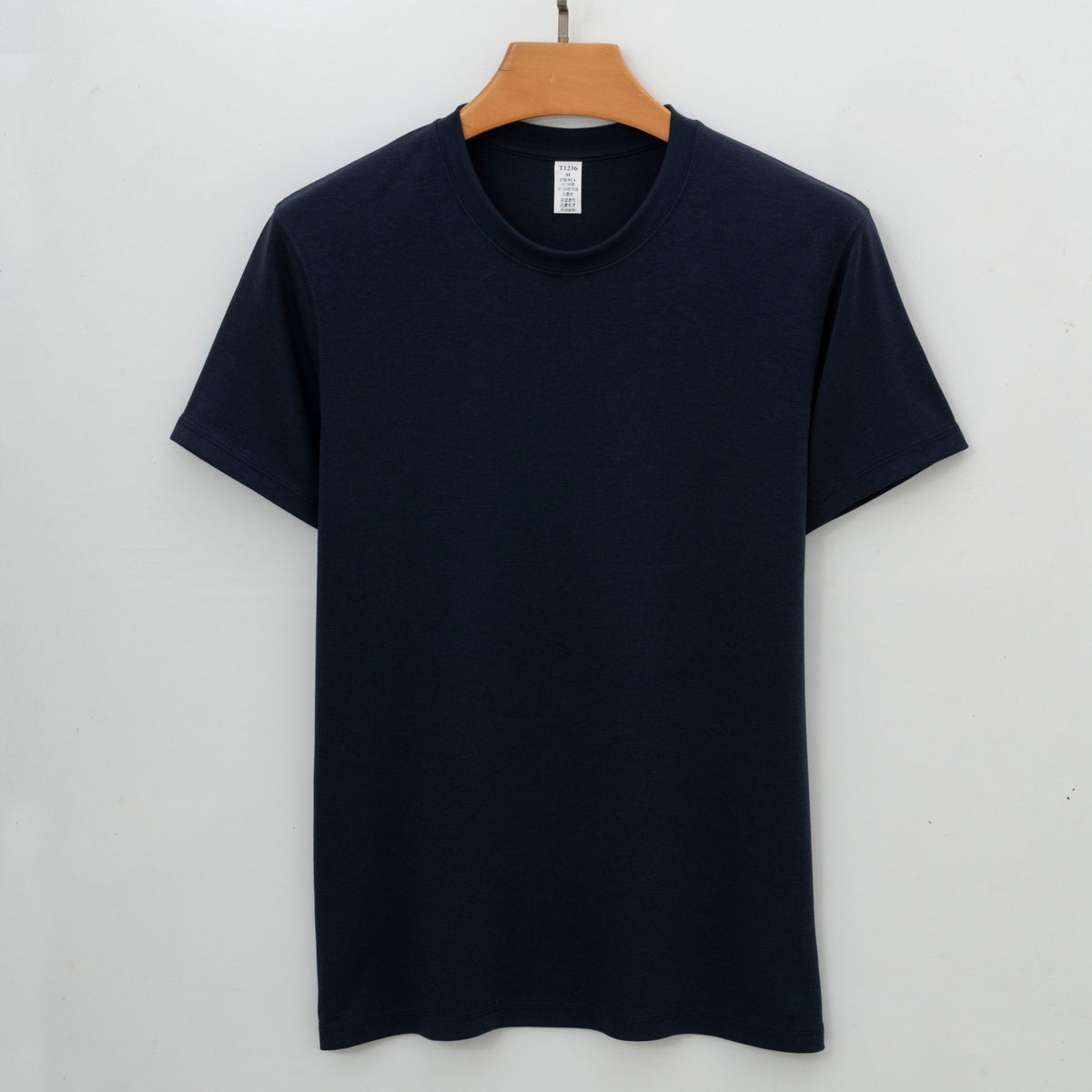 Men's Antibacterial Modal Cotton Wrinkle-Free Casual Short Sleeve Tee