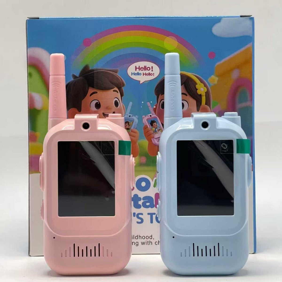 Children's visible walkie-talkie for outdoor use teemdrop
