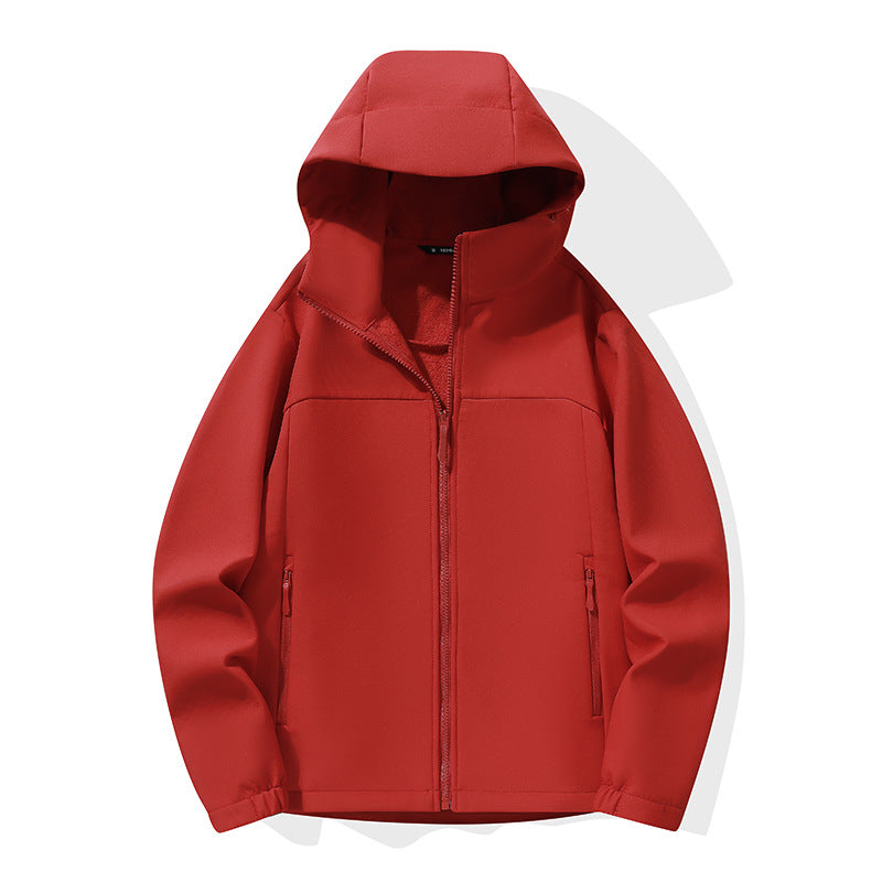 Soft-shell coat teemdrop