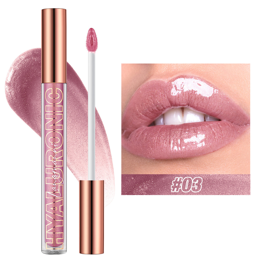 Hyaluronic Acid Glitter Lip Gloss Set teemdrop