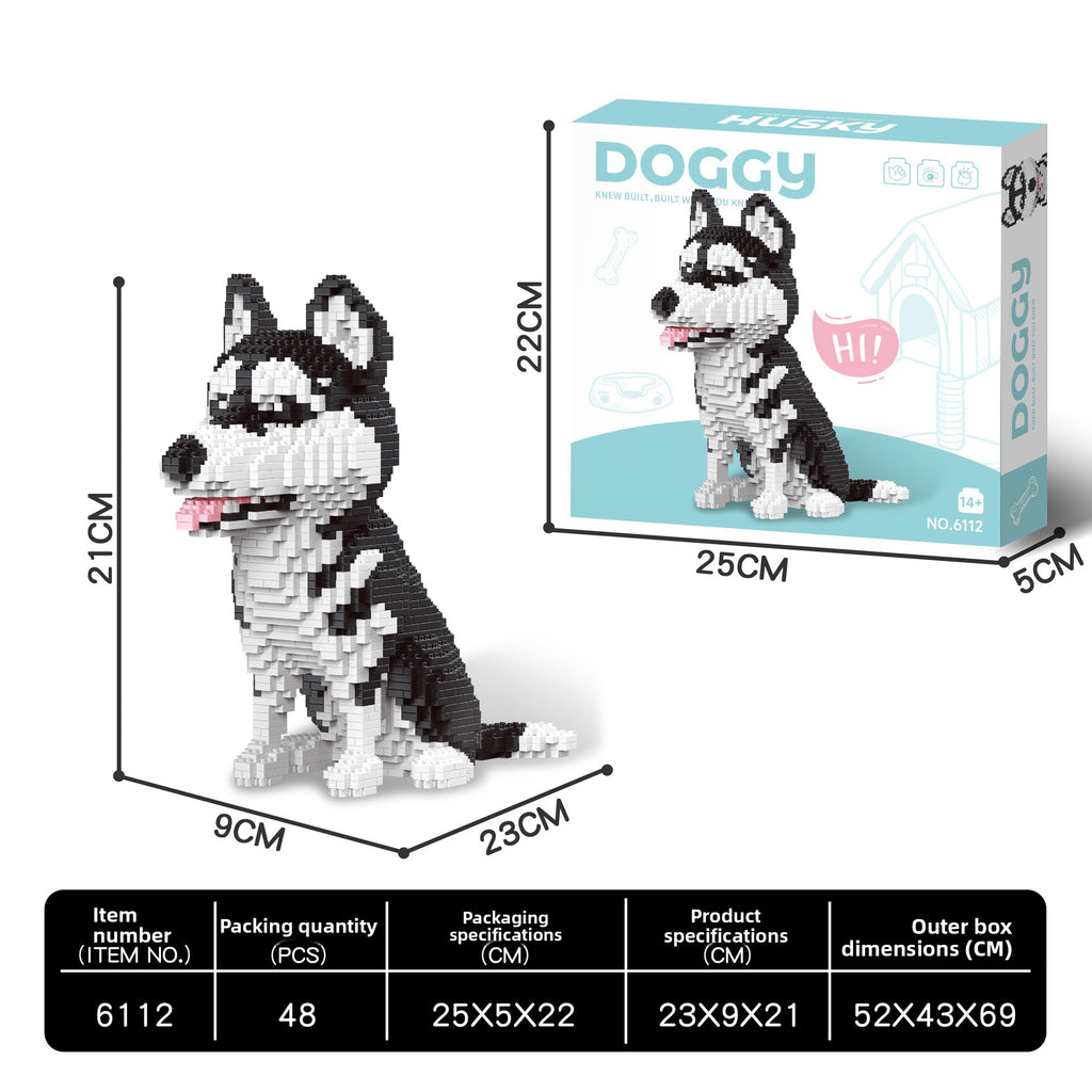 Dog Breed Building Block teemdrop