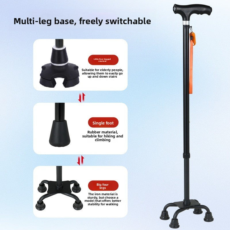 Anti-accident walking sticks for the elderly