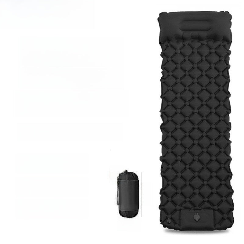 Ultra-Light Foot-Operated Automatic Inflatable Camping Mattress with Pillow teemdrop