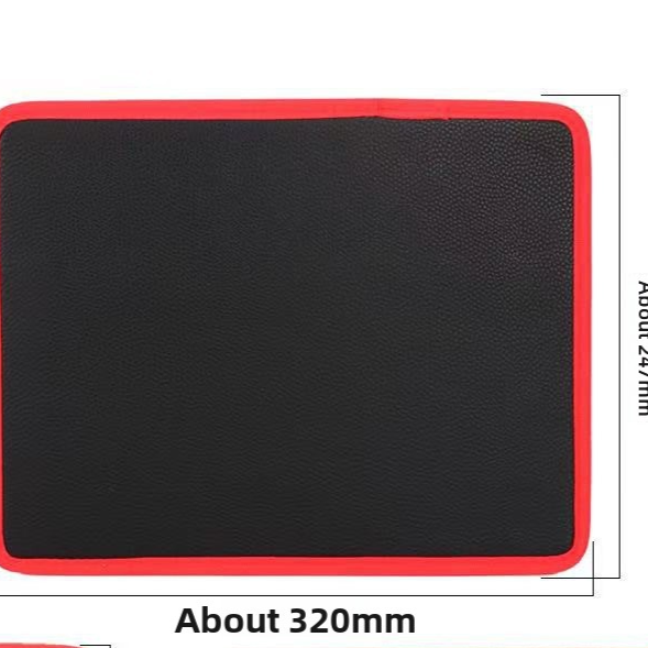 3-Piece Magnetic Tool Mat Set, Leather Organizer for Parts Storage