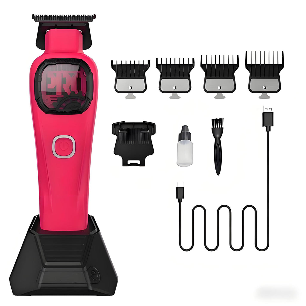 Professional Cordless Hair Clipper with Titanium Ceramic Blade teemdrop