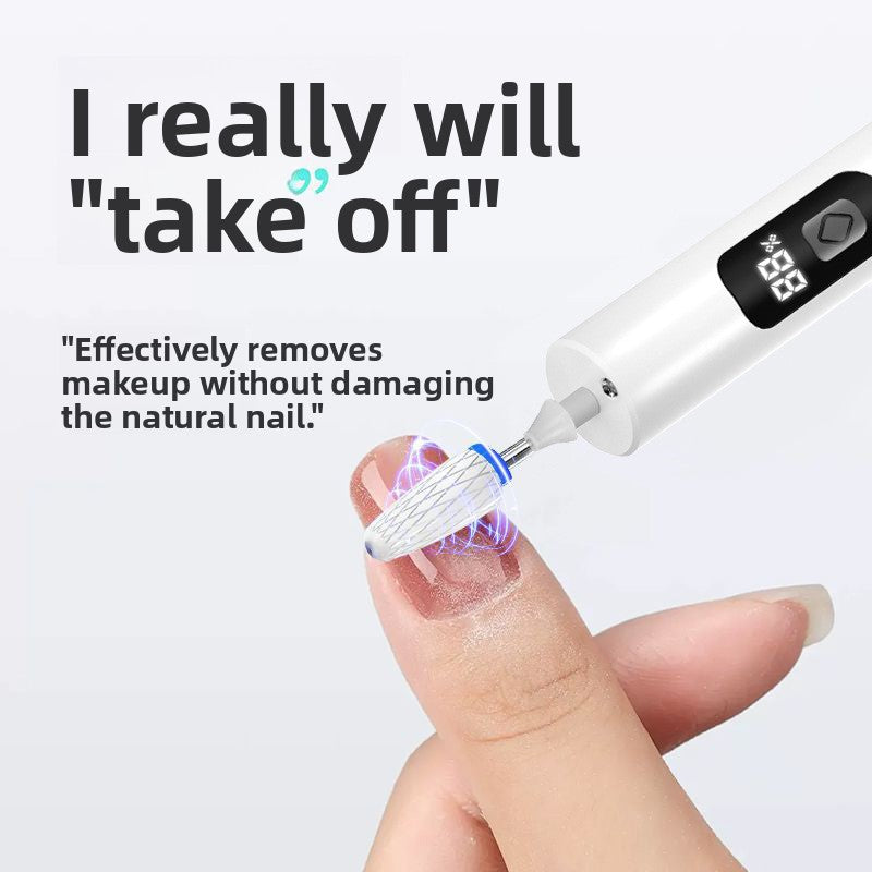 Electric Nail Grinder Polisher Trimmer Three-in-One