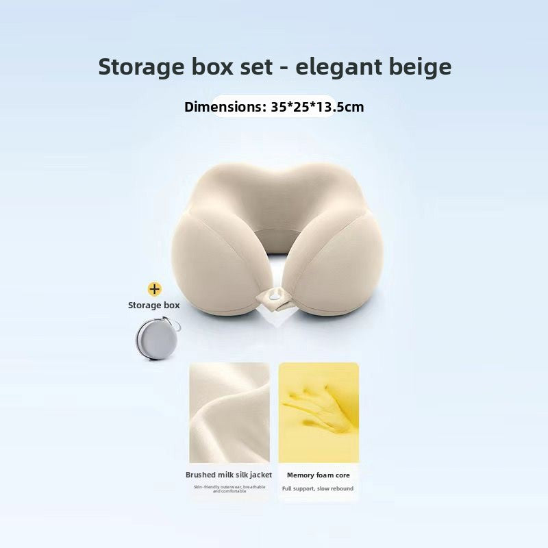 Ergonomic U-Shaped Memory Foam Travel Pillow