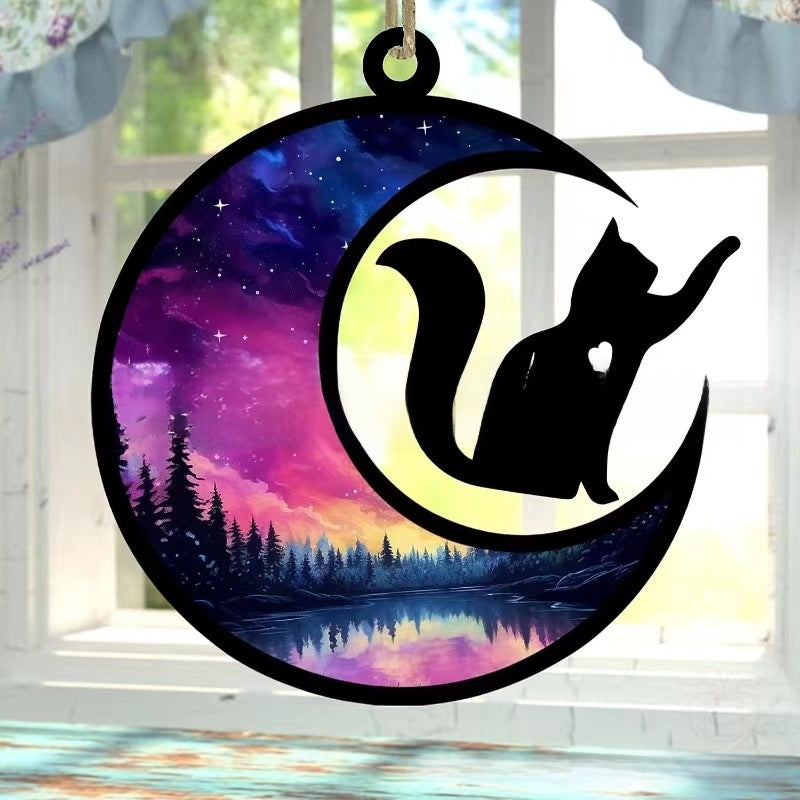 Dog Cat Window Hanging Ornament Personalized Gift