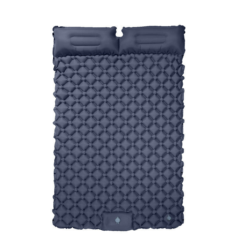 Ultra-Light Foot-Operated Automatic Inflatable Camping Mattress with Pillow teemdrop