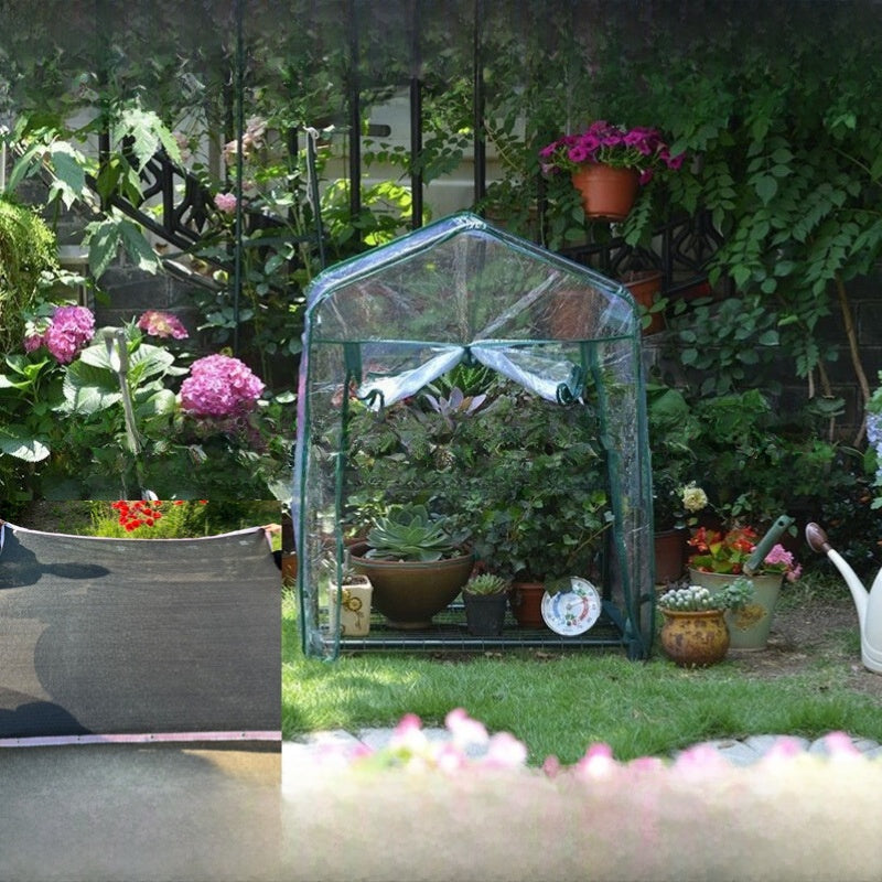 Transparent Plant Greenhouse Cover with Shelf