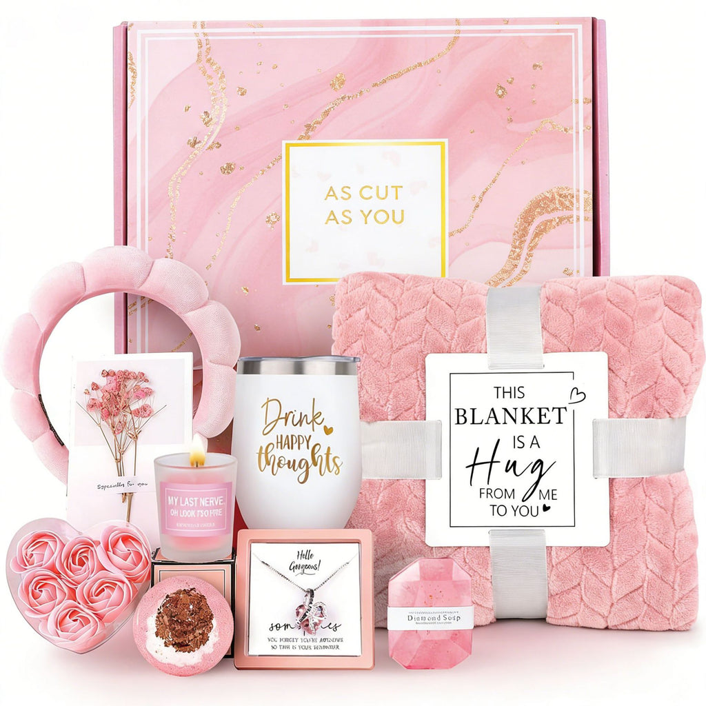 Aromatherapy Candle Soap Bath Gift Set for Women