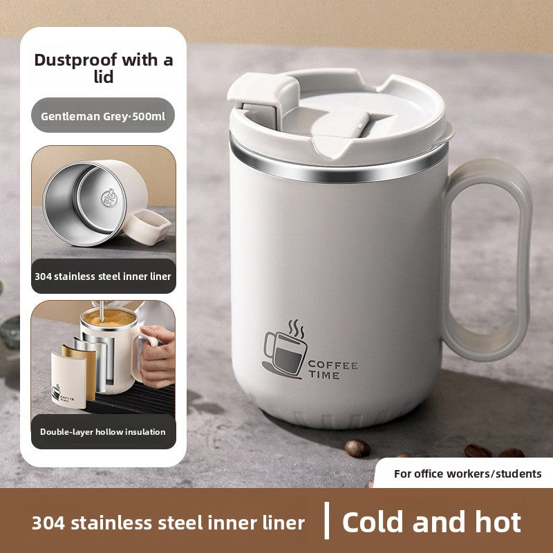 Stainless Steel Mug with Lid for Coffee Tea