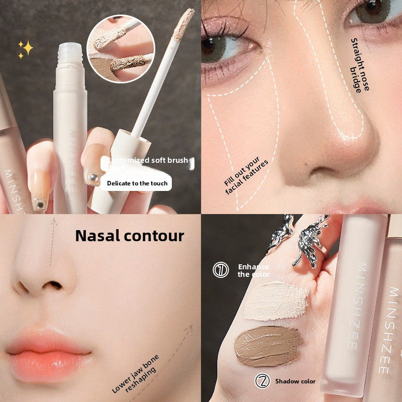 Minshzee Dual-Ended Liquid Contour and Highlighter Stick teemdrop