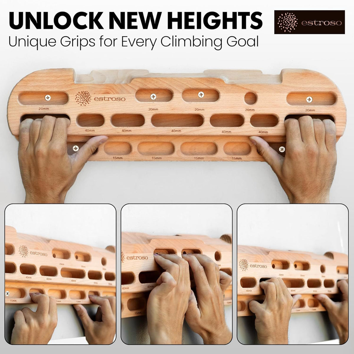 Wooden Finger Strength Board