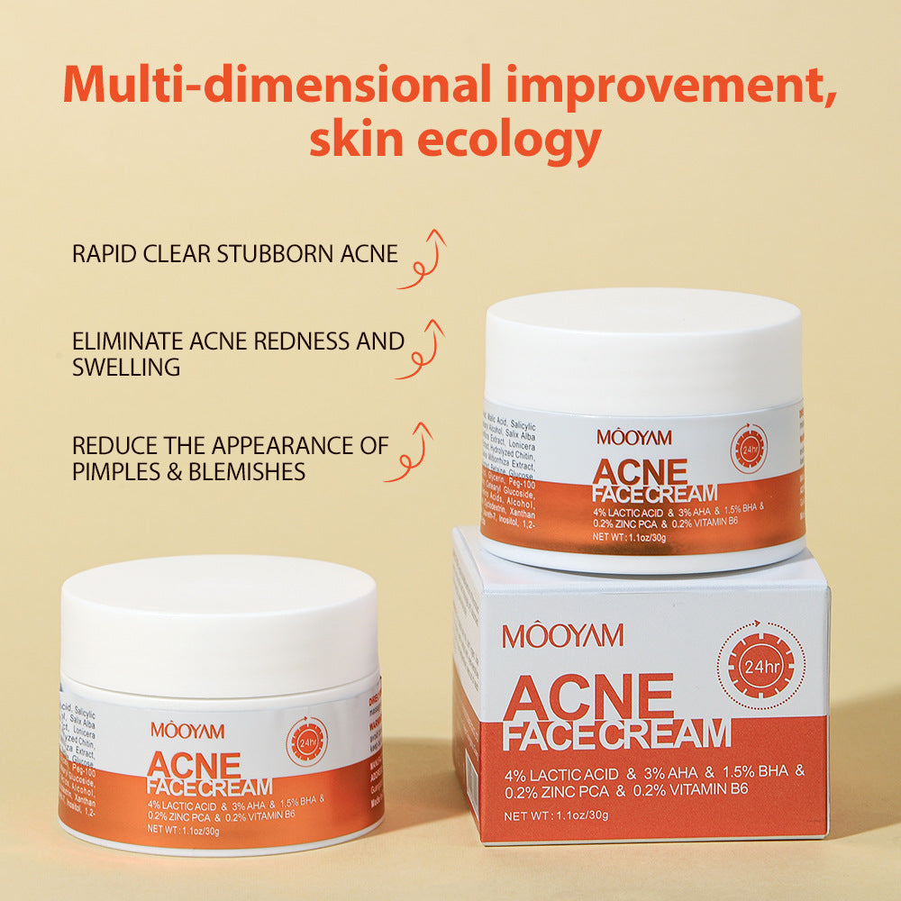 Acne treatment facial cream