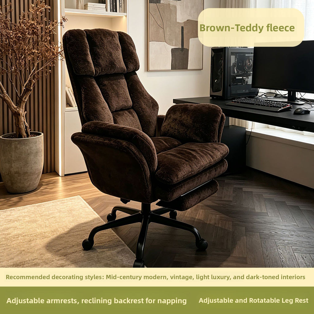 Computer Chair for Home Use, Comfortable for Long Sitting, Bedroom Leisure Chair with Backrest, Sofa Chair for College Dormitory, Lazy Sofa, Gaming Chair teemdrop
