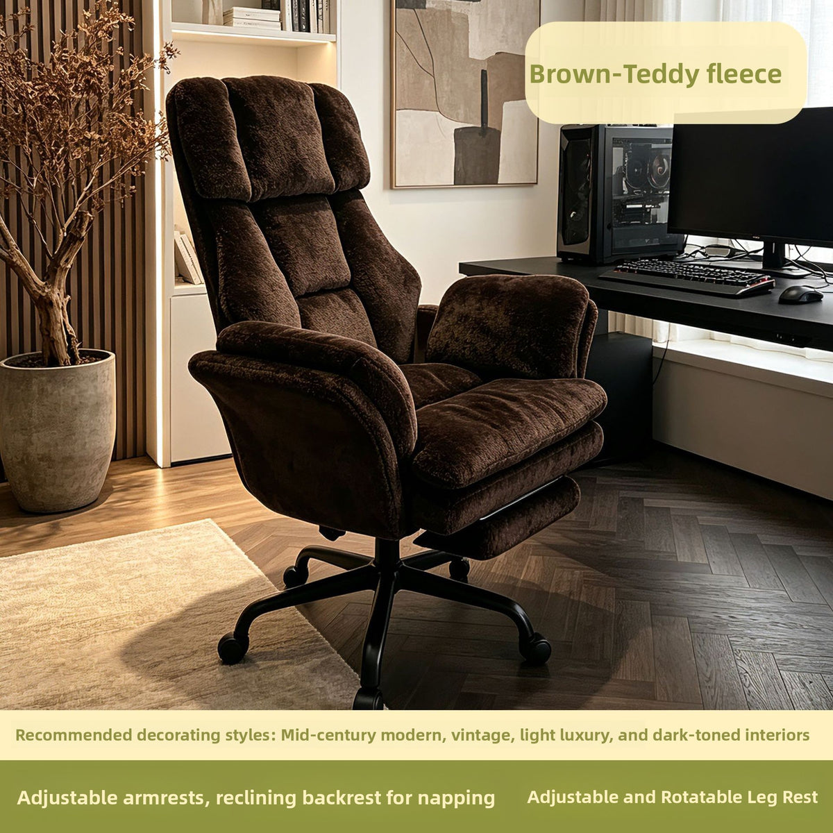 Computer Chair for Home Use, Comfortable for Long Sitting, Bedroom Leisure Chair with Backrest, Sofa Chair for College Dormitory, Lazy Sofa, Gaming Chair teemdrop
