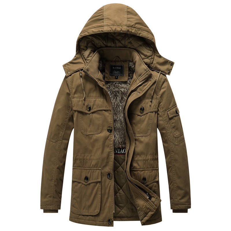 Winter Fleece Lined Mens Work Jacket