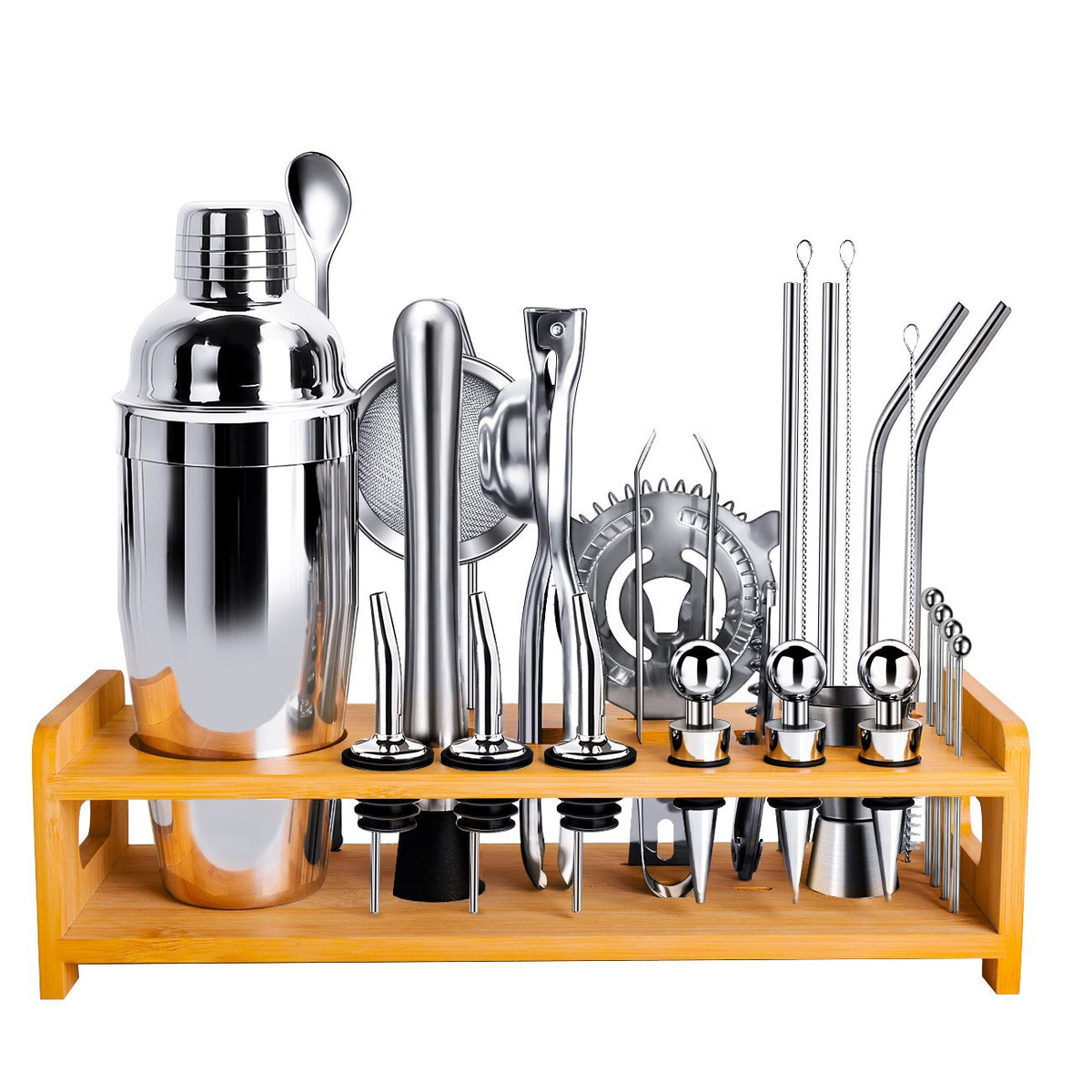 Shaker set with stand