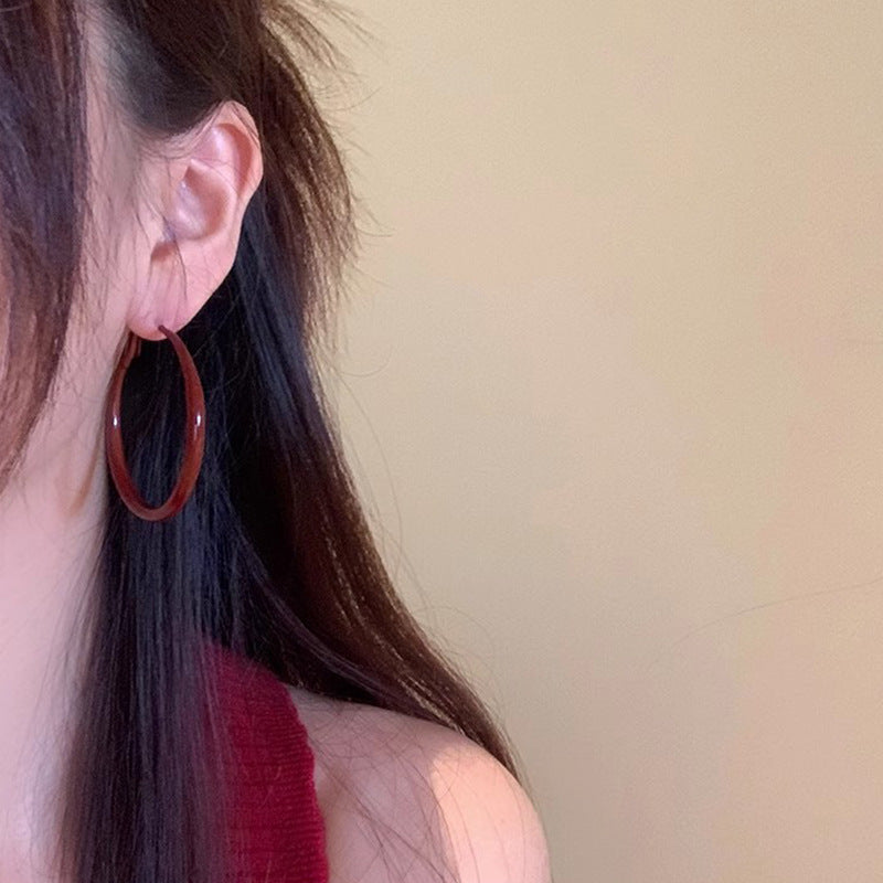 Korean Style Geometric Alloy Earrings