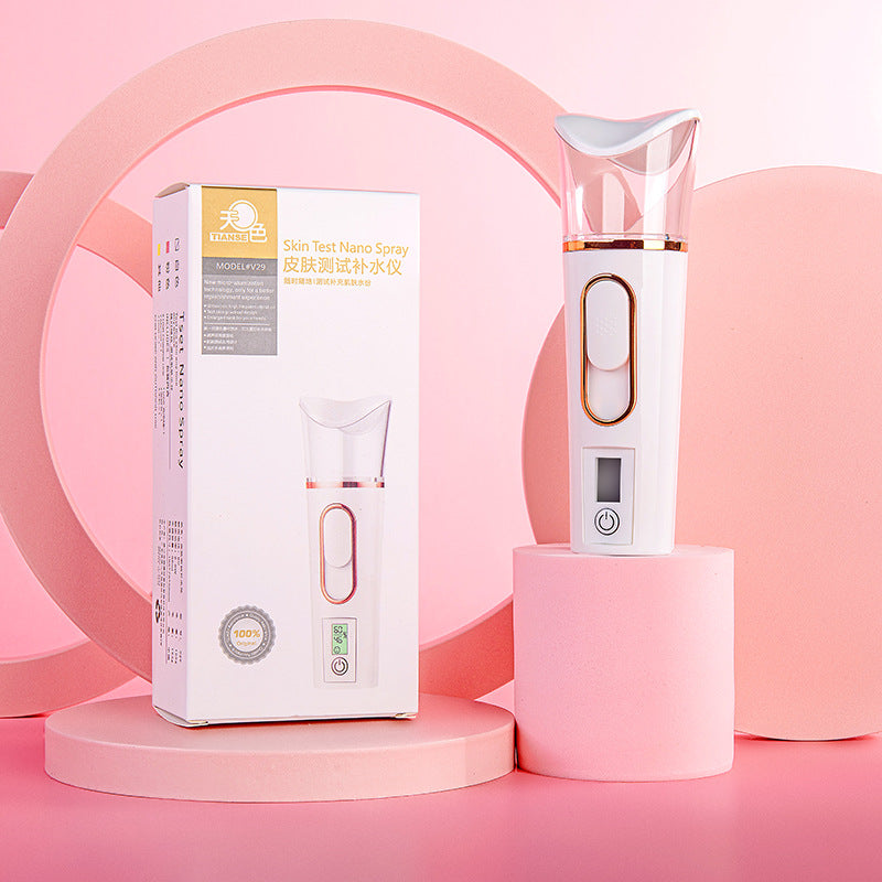 Portable Facial Hydration Sprayer with Skin Test Function
