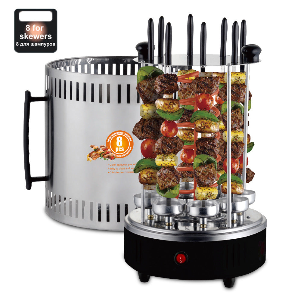 Multifunctional Smoke-Free Charcoal Barbecue Grill