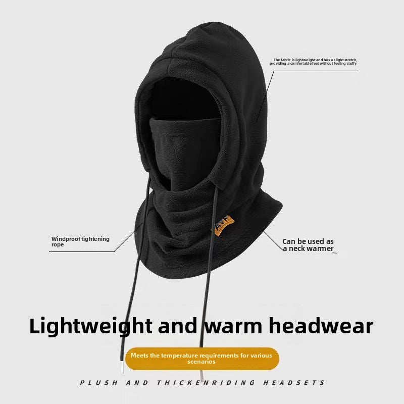 Warmth-Keeping Down Guarded Neck Hat