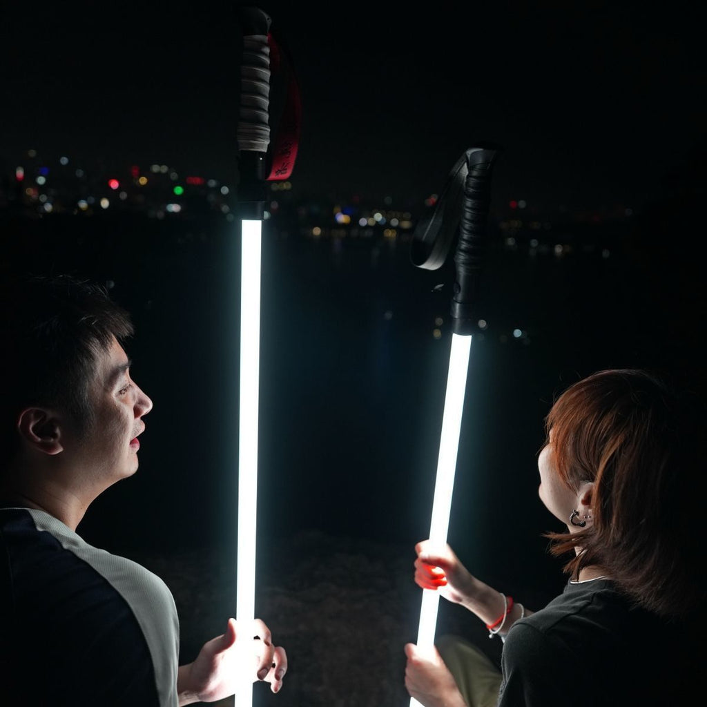 Lighting hiking stick teemdrop