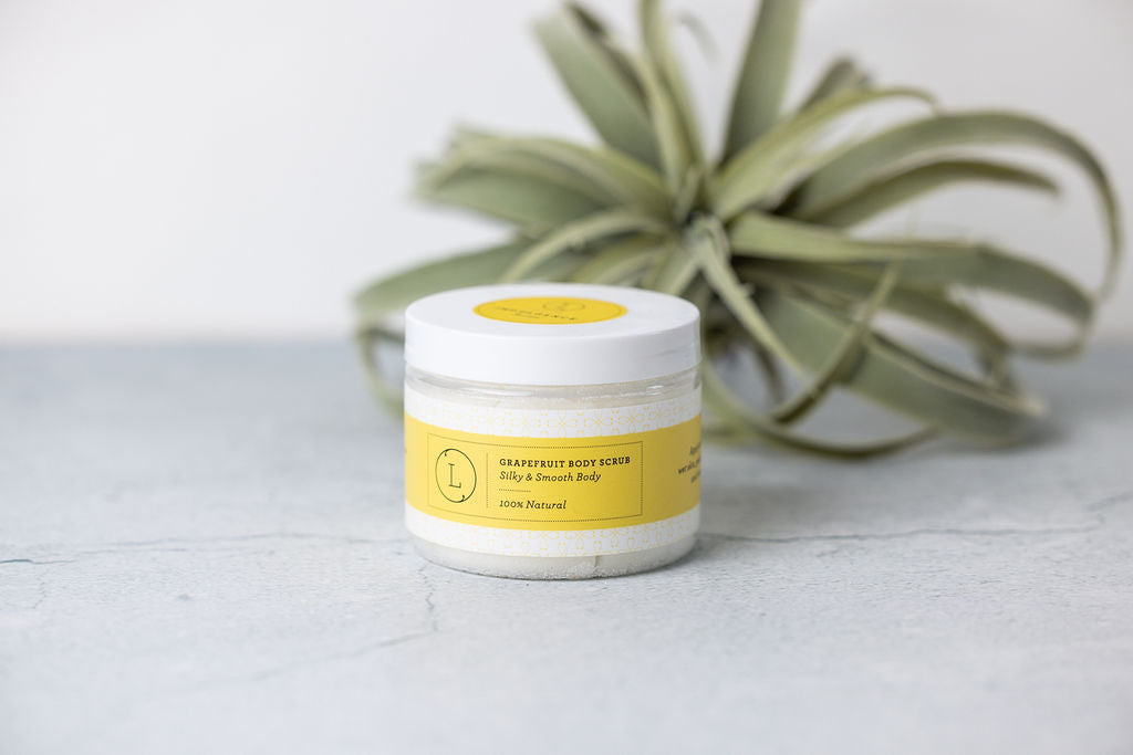 Grapefruit Body Scrub – Natural Exfoliating Salt Scrub DC-Lizush