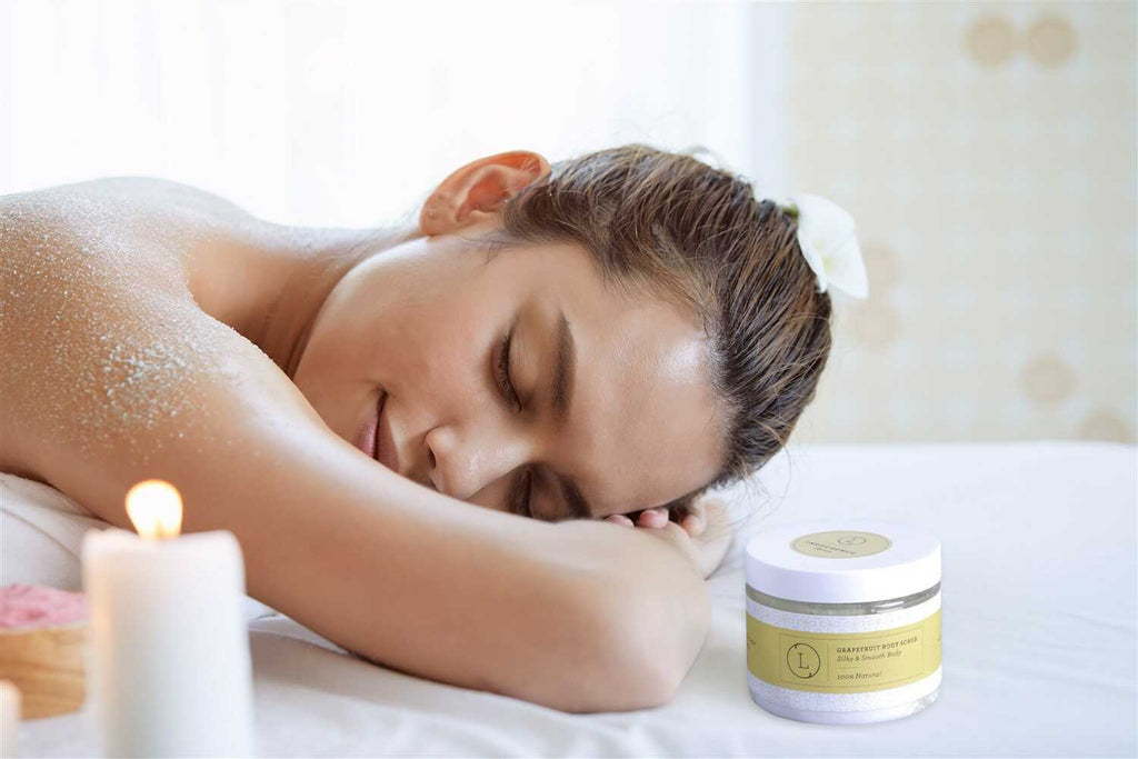 Grapefruit Body Scrub – Natural Exfoliating Salt Scrub DC-Lizush