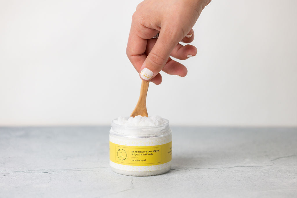 Grapefruit Body Scrub – Natural Exfoliating Salt Scrub DC-Lizush