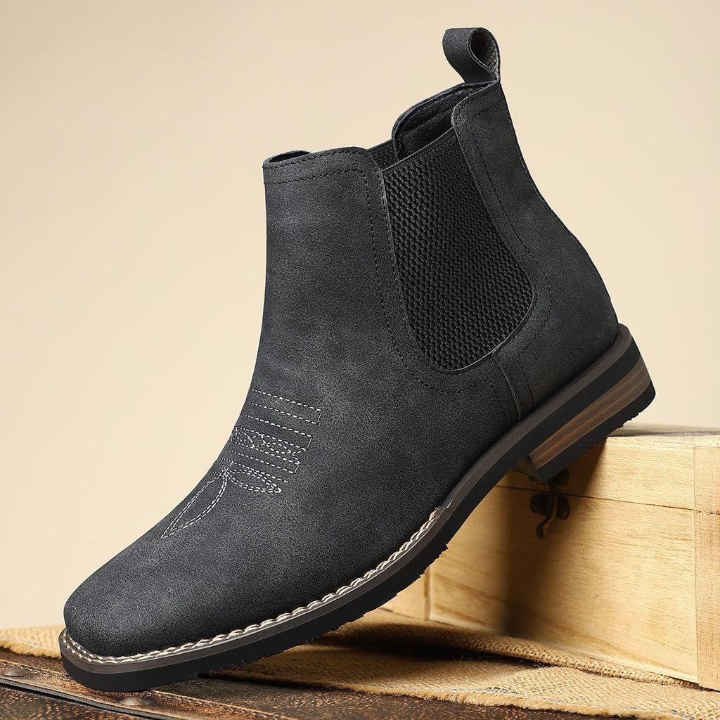 Men's Chelsea Style Mid-Calf Boots teemdrop
