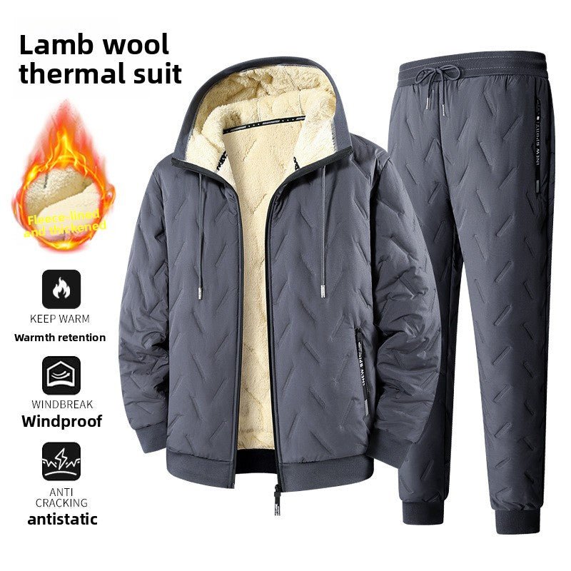 Men's cotton-padded suit teemdrop